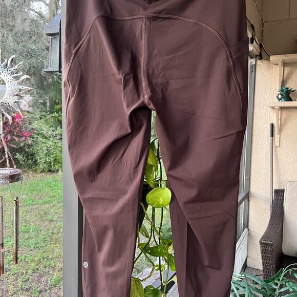 Lululemon brown capris size 12 woman - Picture 4 of 7
